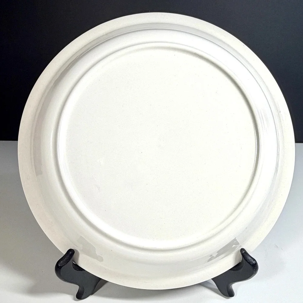 Vintage Cherry Pie Recipe Pie Plate DEE Signed 10.25